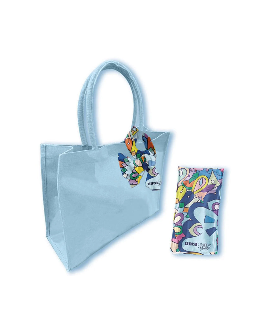 Shopper Bag Tinta Unita Vintage