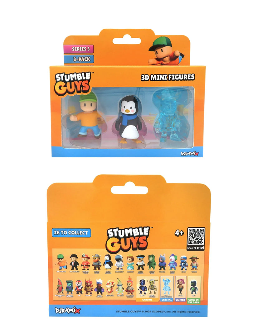 Stumble Guys Mini Figure Serie 3 - Blister da 3