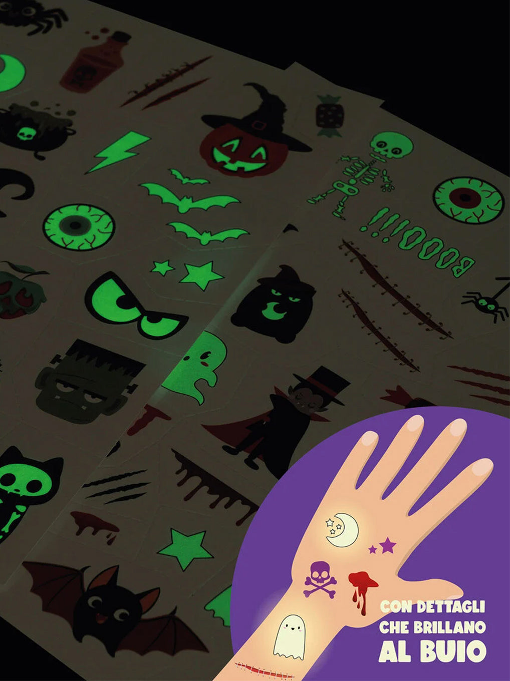 Tatuaggi Temporanei Halloween Tattoos Legami
