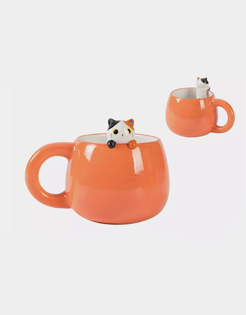 Tazza in Ceramica Itotal con Charm Kawaii - 330ml