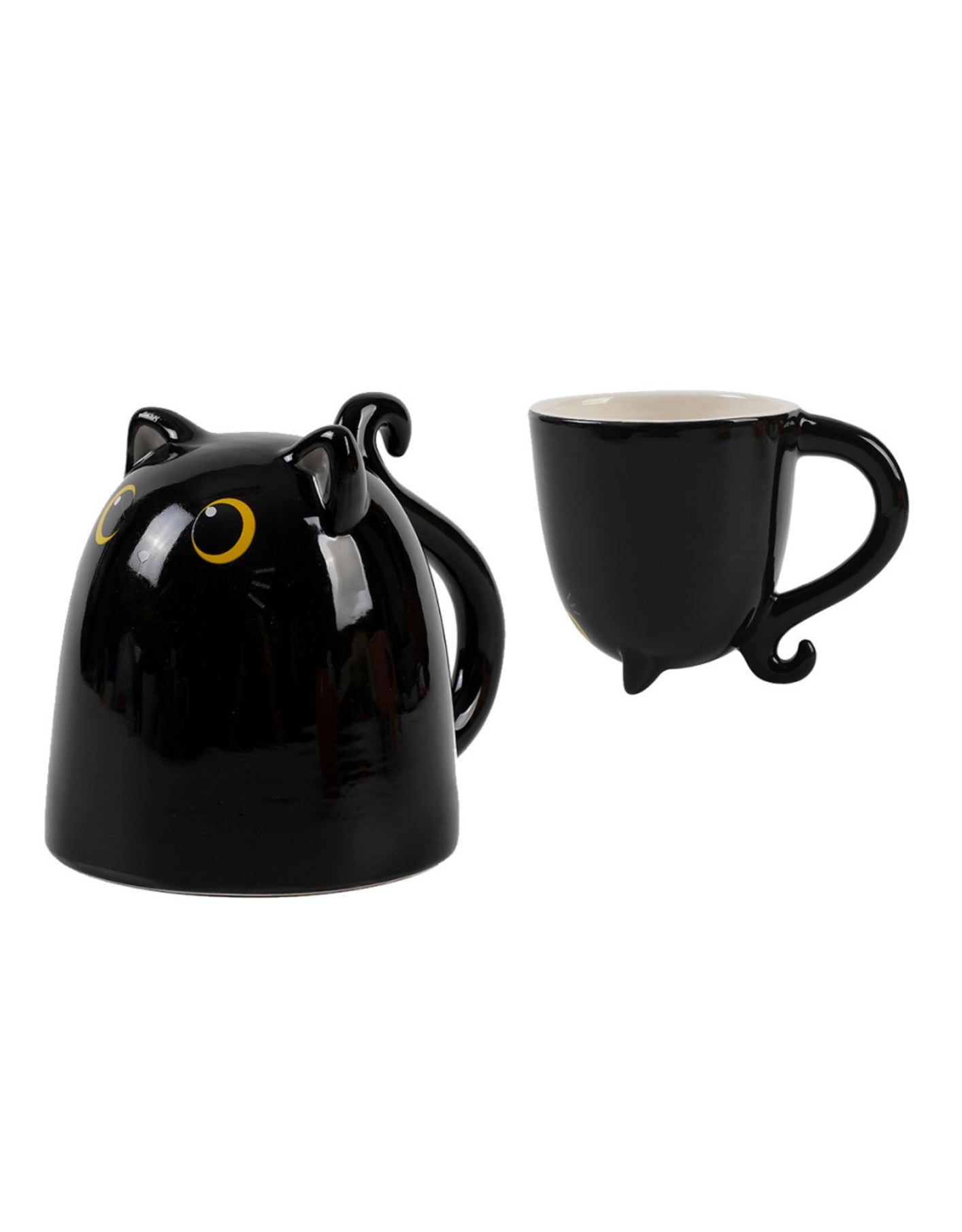 Tazza Gatto Nero "Up & Down" in Ceramica - iTotal