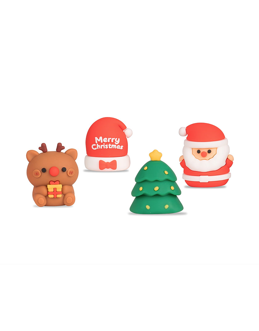 Temperamatite Natalizio 1 Foro Colourbook – Temperini da Collezione con Personaggi di Natale