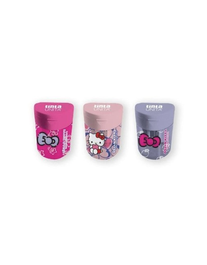 Temperino Hello Kitty Sanrio Tinta Unita - 3 Fori con Serbatoio