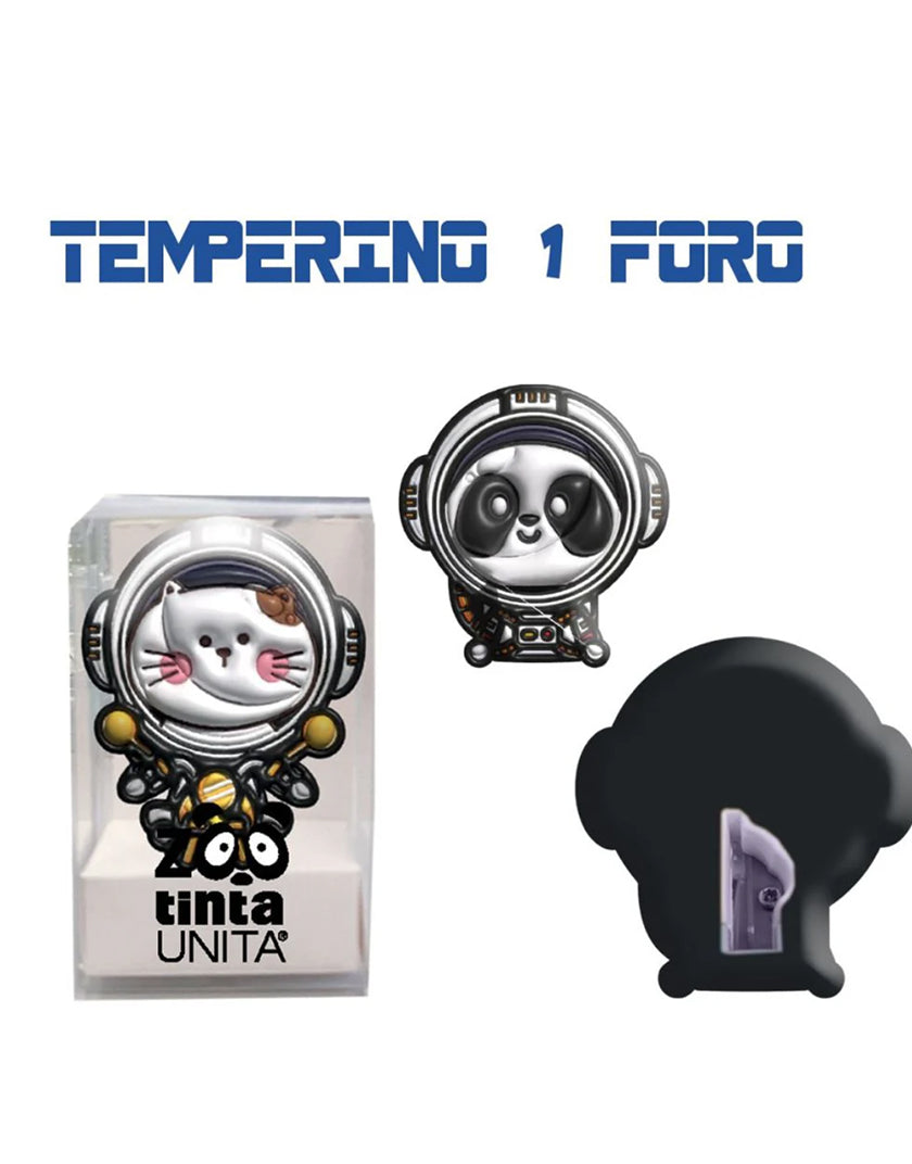 Temperino 1 Foro Tinta Unita Zoo Space