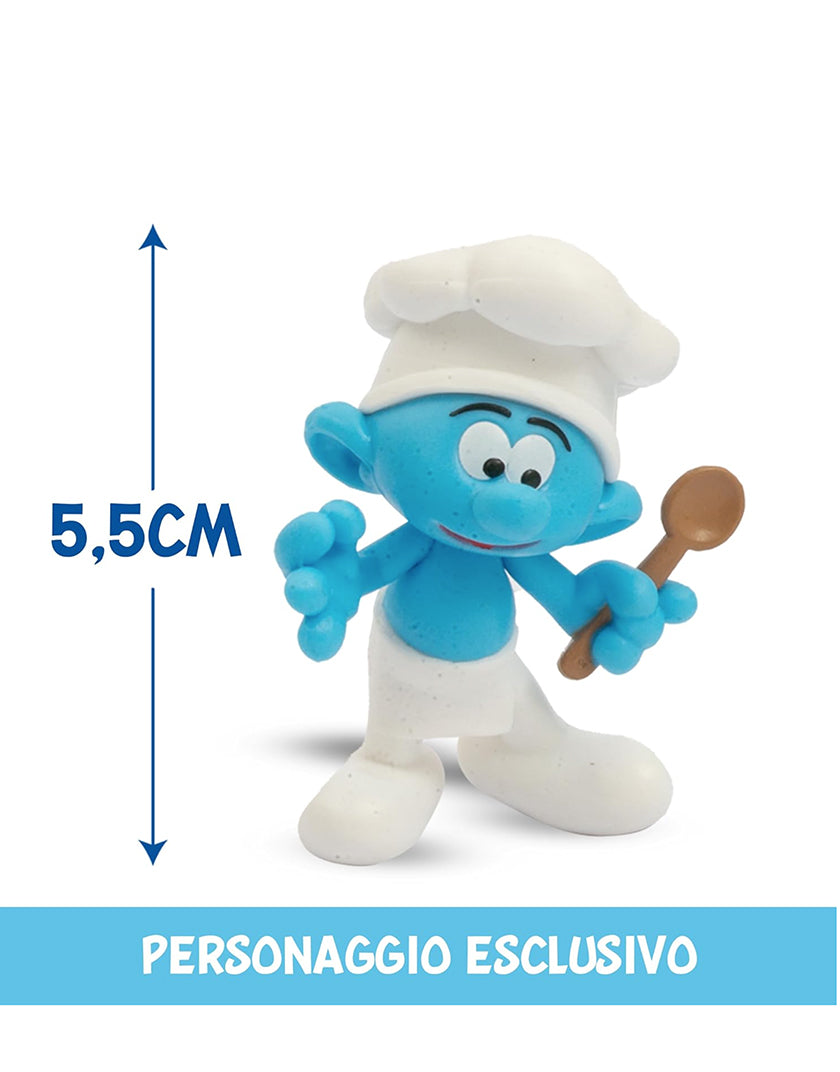 Mini Playset Puffi - Cucina di Puffo Chef con Accessori Giochi Preziosi