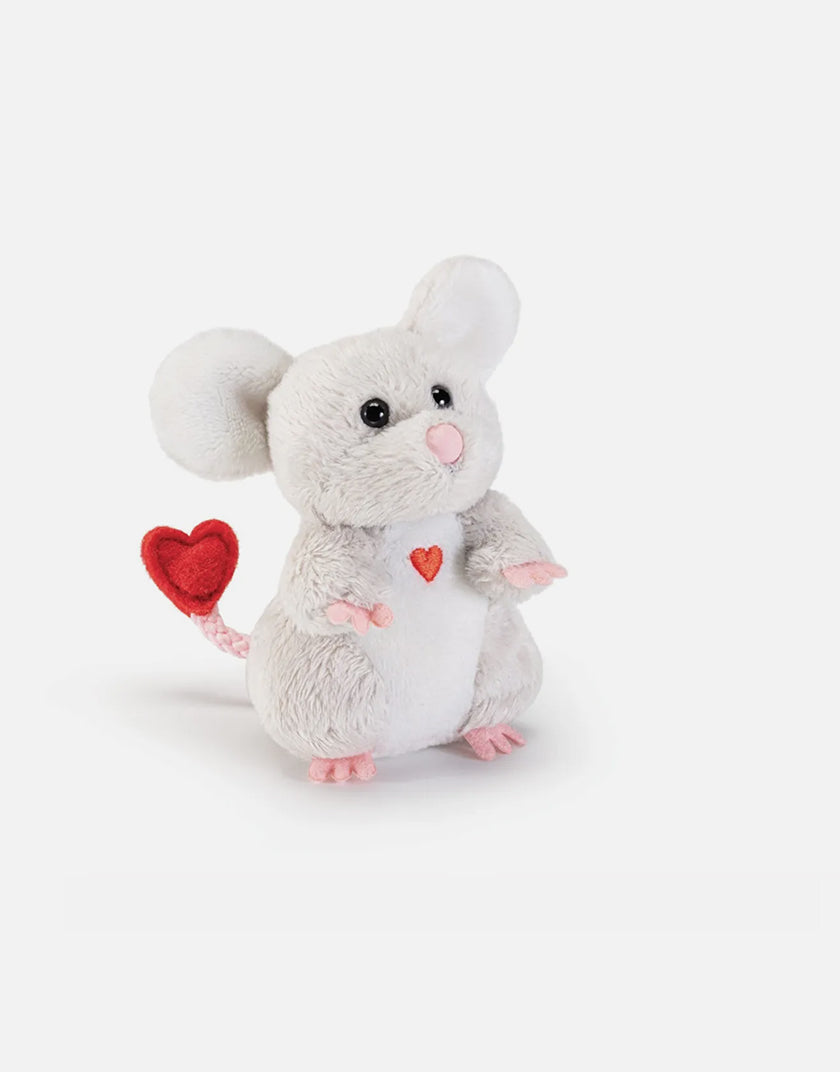 Trudi Sweet Collection Topolino con Cuoricino - Portachiavi Peluche Dolce e Soffice