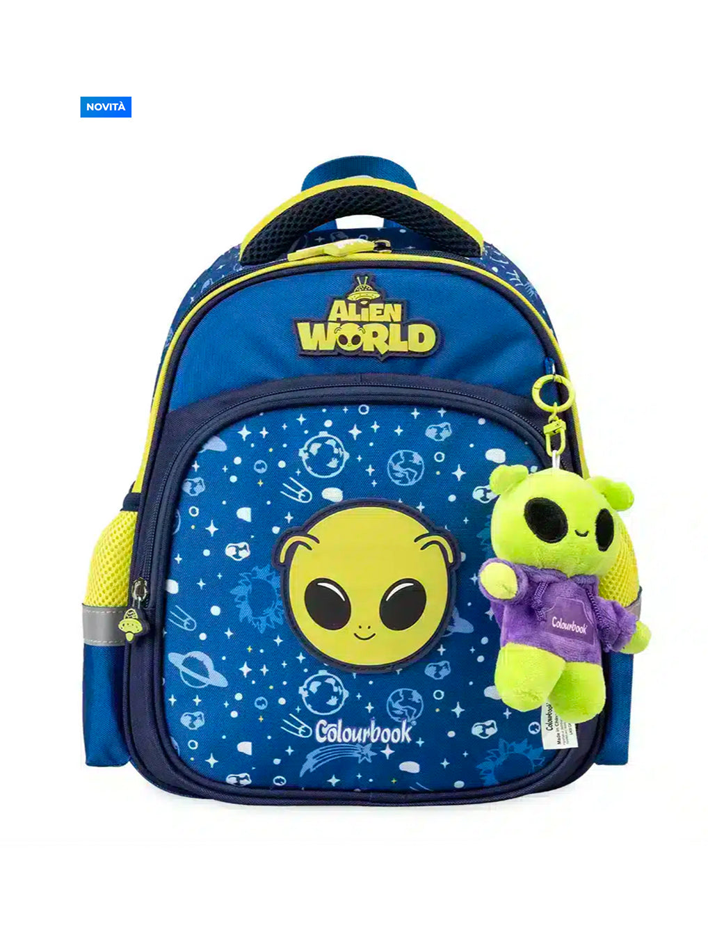 Zaino Asilo Alien World Colourbook con Peluche Omaggio