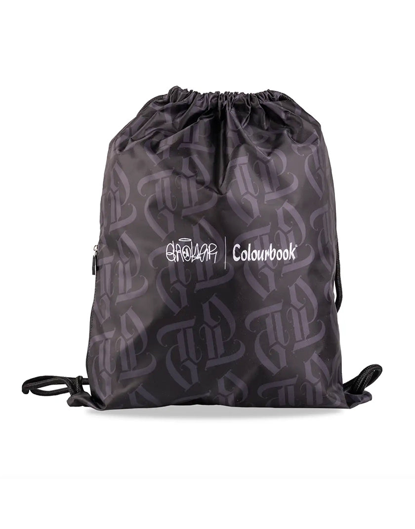 Zaino con Coulisse Geolier x Colourbook Nero