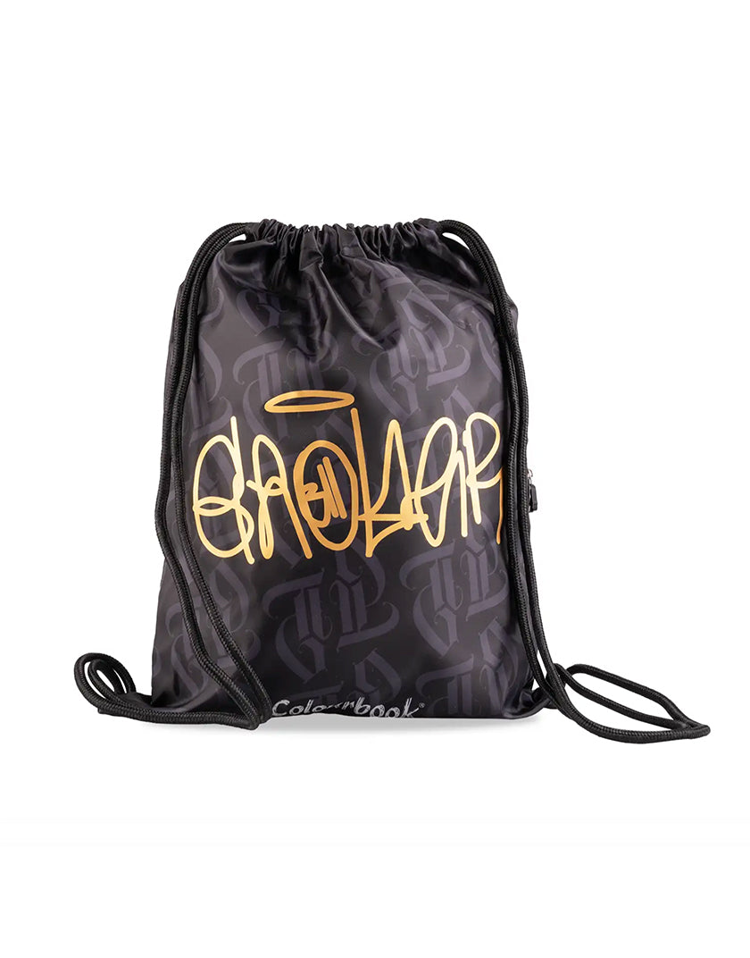 Zaino con Coulisse Geolier x Colourbook Nero