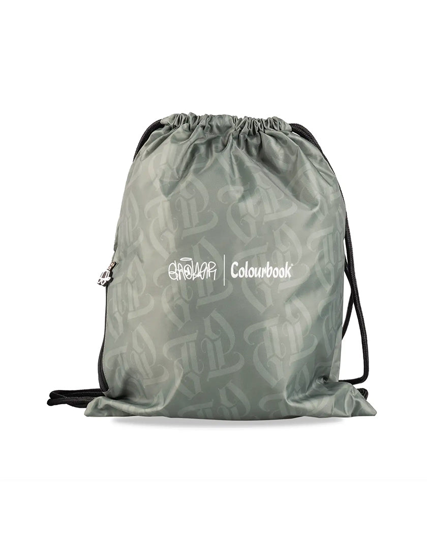Zaino con Coulisse Geolier x Colourbook Verde