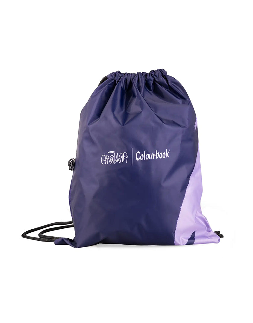 Zaino con Coulisse Geolier x Colourbook Viola