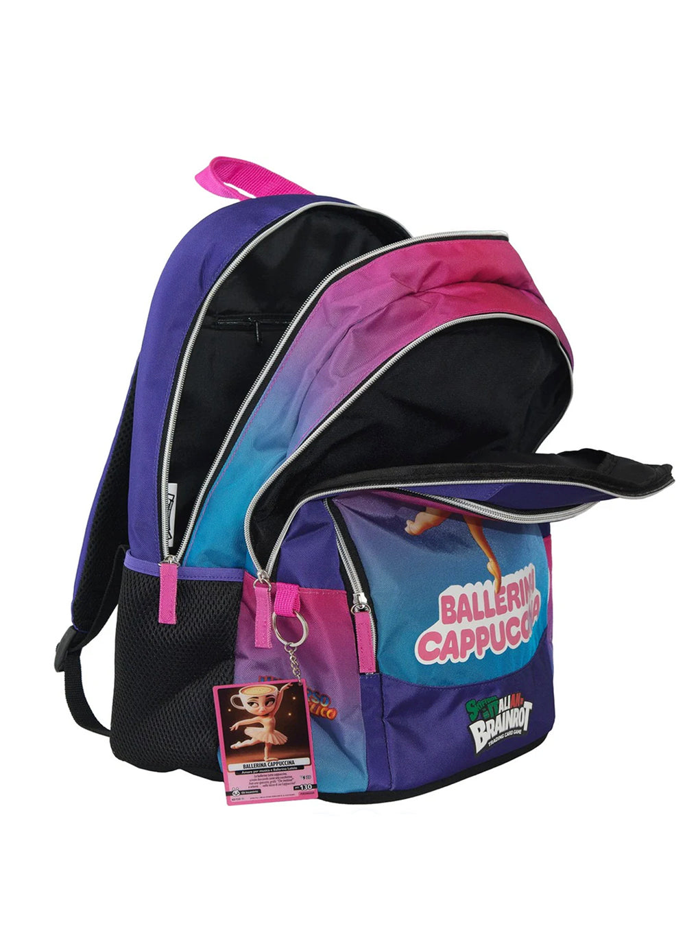 Zaino Organizzato Skifidol Italian Brainrot Ballerina Cappuccina