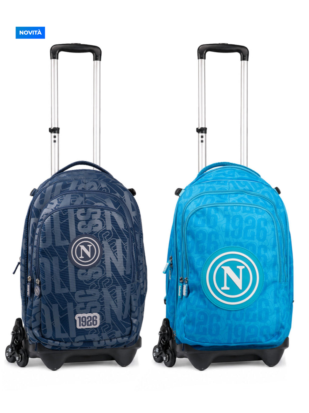 Zaino Trolley SSC Napoli 37 Litri con Pallone Ufficiale in Omaggio