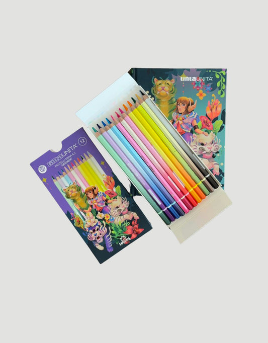 12 Pastelli Tinta Unita Gradient – Edizione Speciale Fraffrog + Diario 2025/2026 in omaggio