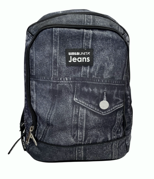 Zaino Dream Tinta Unita Jeans Nero