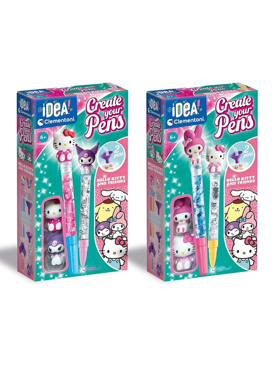 Clementoni Idea Crea – Create Your Pens Hello Kitty and Friends