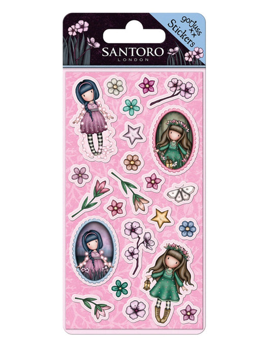 Adesivi Gorjuss Fairy Dusk / Woodland Wildflower – Santoro