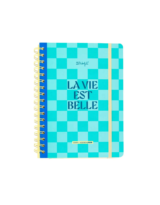 Agenda Basic 2026 Settimanale – “La vie est belle” Mr. Wonderful