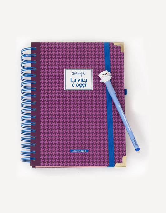 Agenda Office 2026 Giornaliera - La vita è oggi Mr. Wonderful