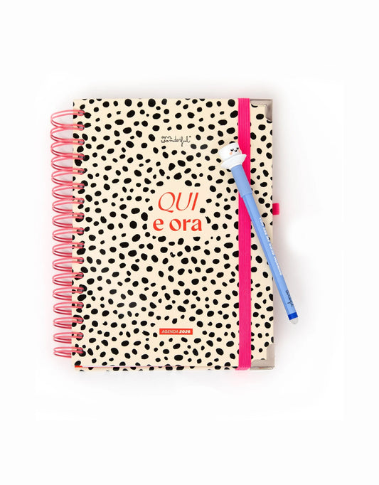 Agenda Office 2026 Giornaliera - Qui e ora Mr. Wonderful