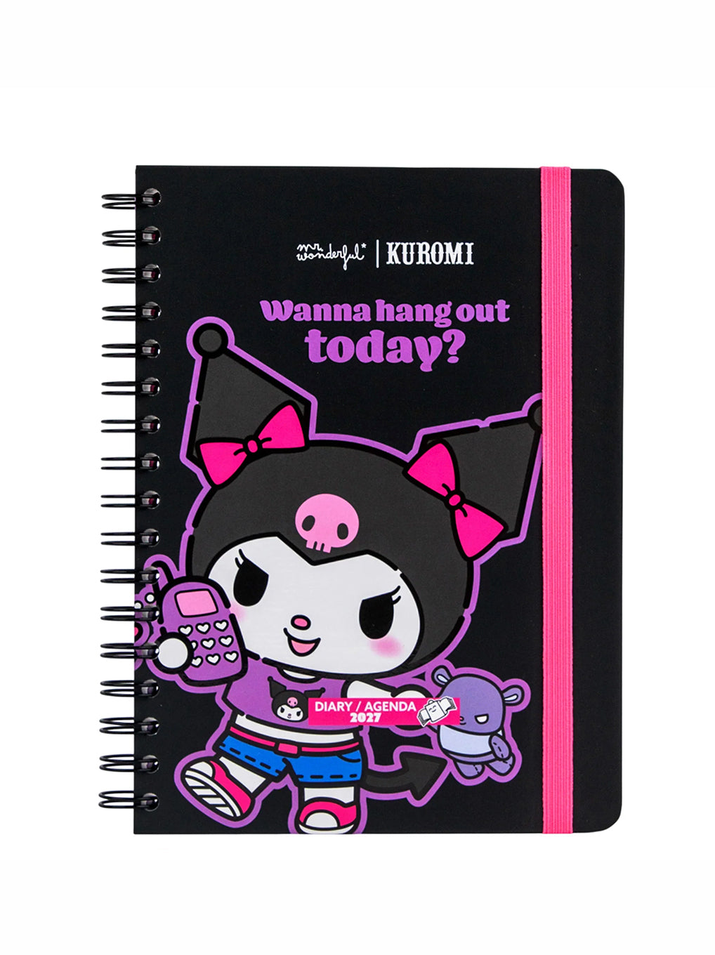 Agenda Settimanale 2027 Kuromi Mr. Wonderful – Edizione Esclusiva Multilingue Mr.Wonderful