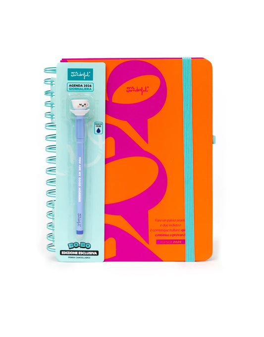 Agenda Wonder 2026 Giornaliera - Continua a provarci Mr.Wonderful