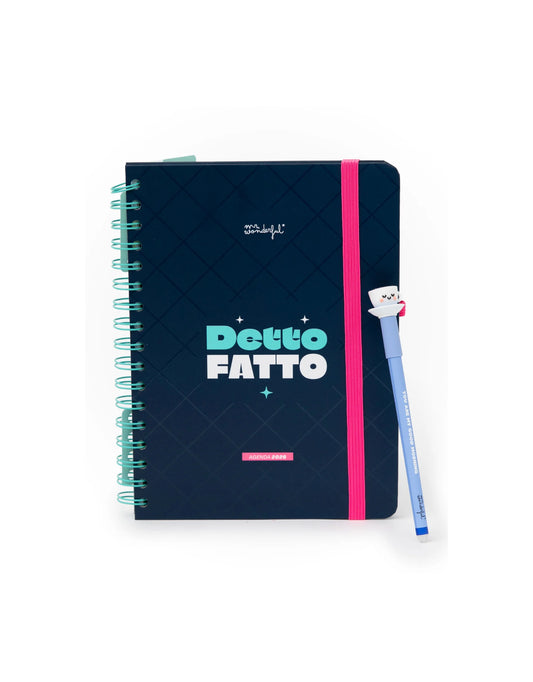 Agenda Wonder 2026 Settimanale – “Detto Fatto” Mr. Wonderful