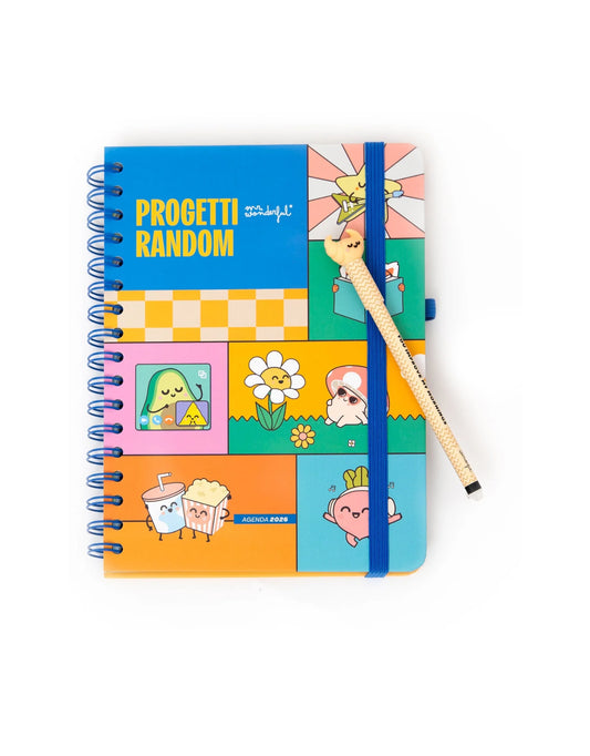 Agenda Wonder 2026 Settimanale – “Progetti Random” Mr. Wonderful