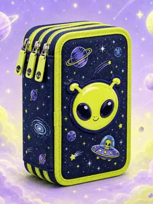 Astuccio 3 Zip Alien Colourbook