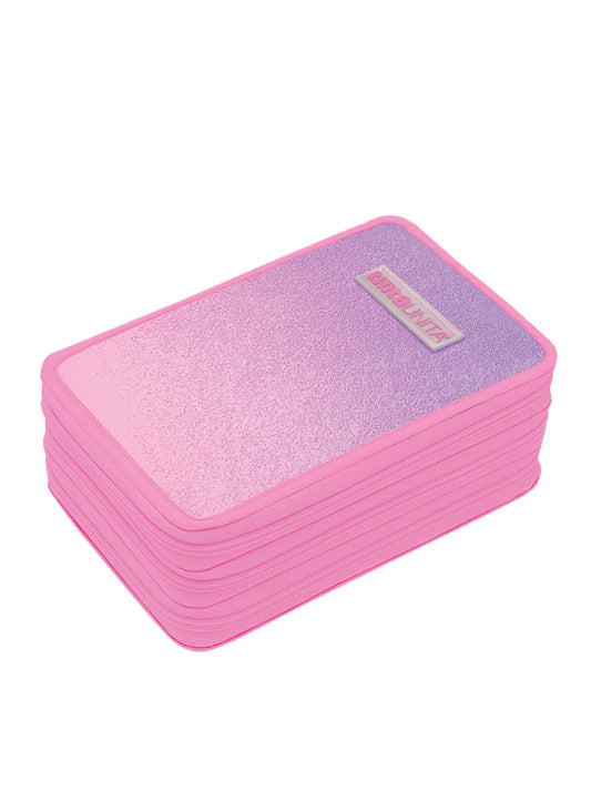 Astuccio 3 Zip Gradient Rosa/Viola - Tinta Unita Glamour