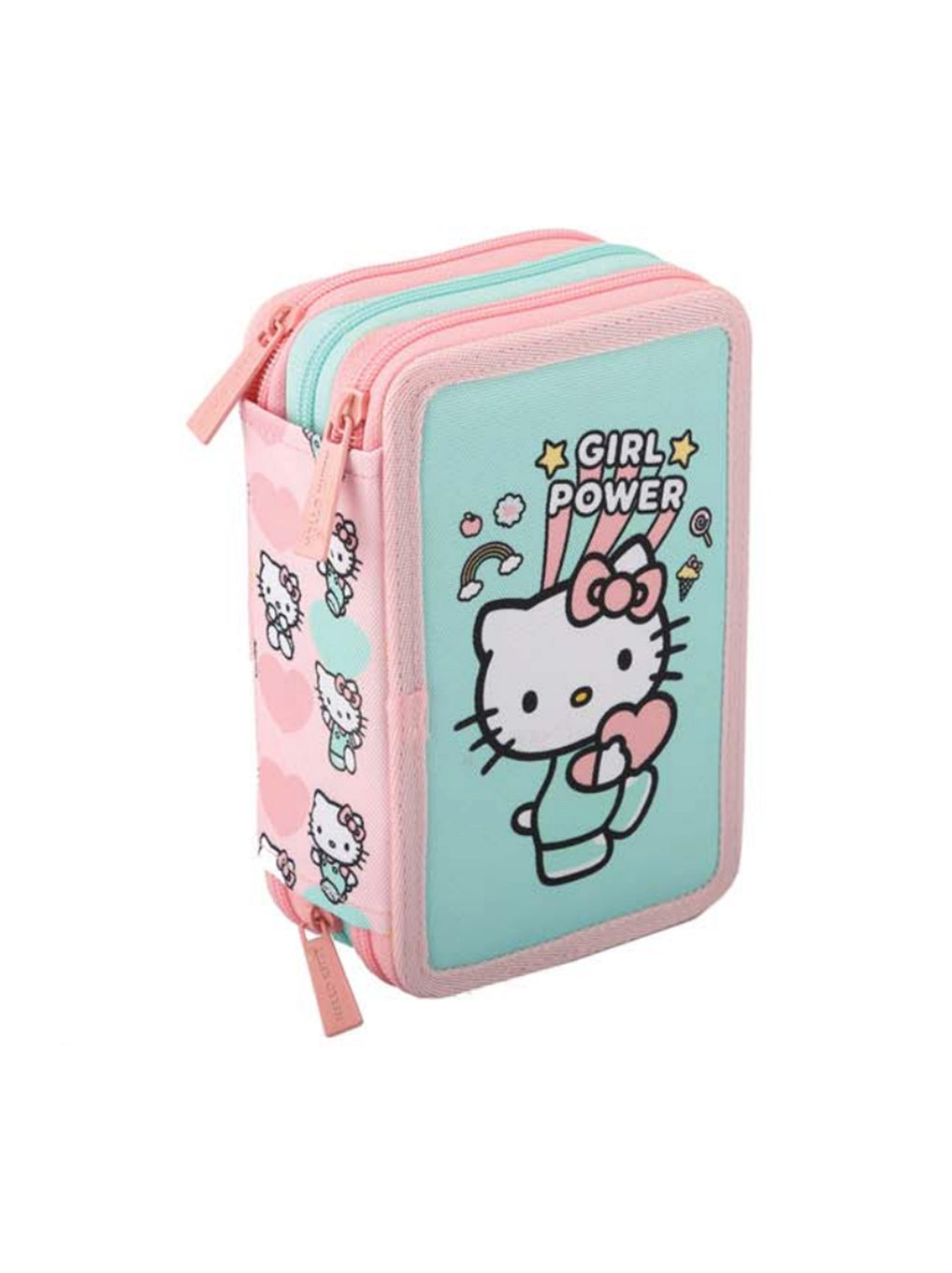 Astuccio 3 Zip Hello Kitty Sanrio - Maricart