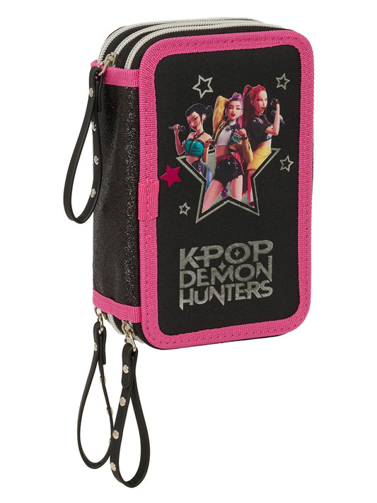 Astuccio 3 Zip K-Pop Demon Hunters Energy