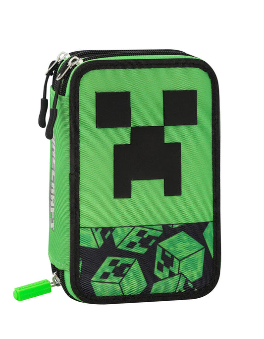 Astuccio 3 Zip Minecraft Panini