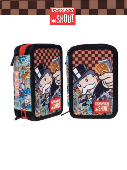Astuccio 3 Zip Monopoly Shout - Maricart