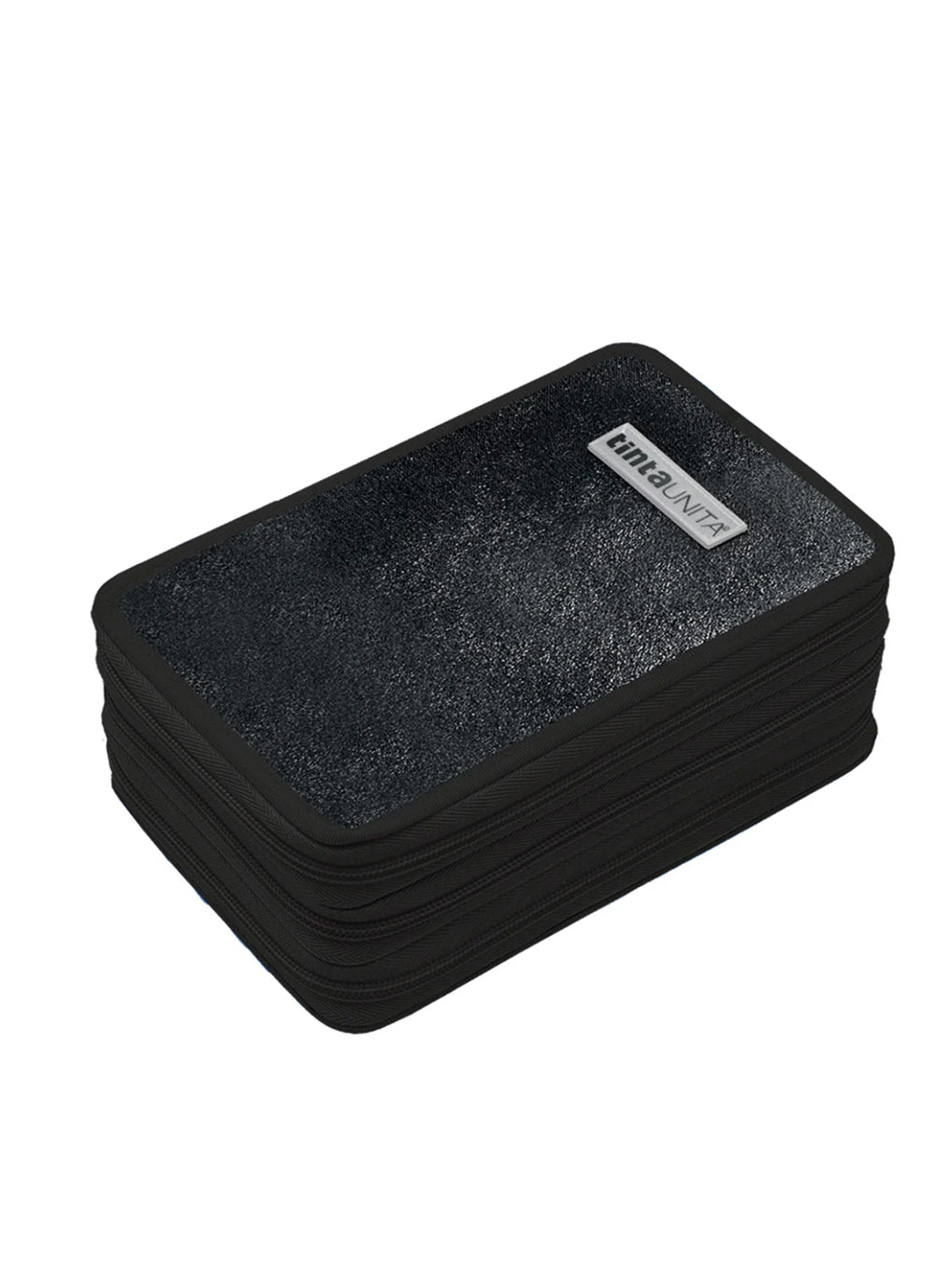 Astuccio 3 Zip Nero – Tinta Unita Glamour
