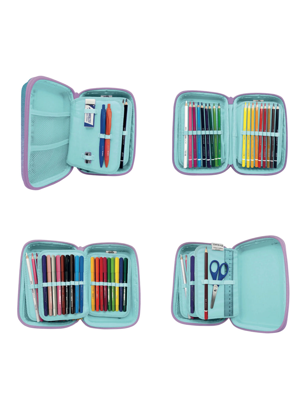 Astuccio One Time Gradient Azzurro/Viola - Tinta Unita Glamour