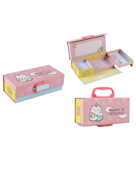 Astuccio Organizer Portagioie con Maniglia Unicorno Itotal