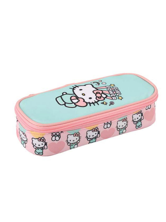 Astuccio Ovale Hello Kitty Sanrio 23x9x5,5 cm - Maricart