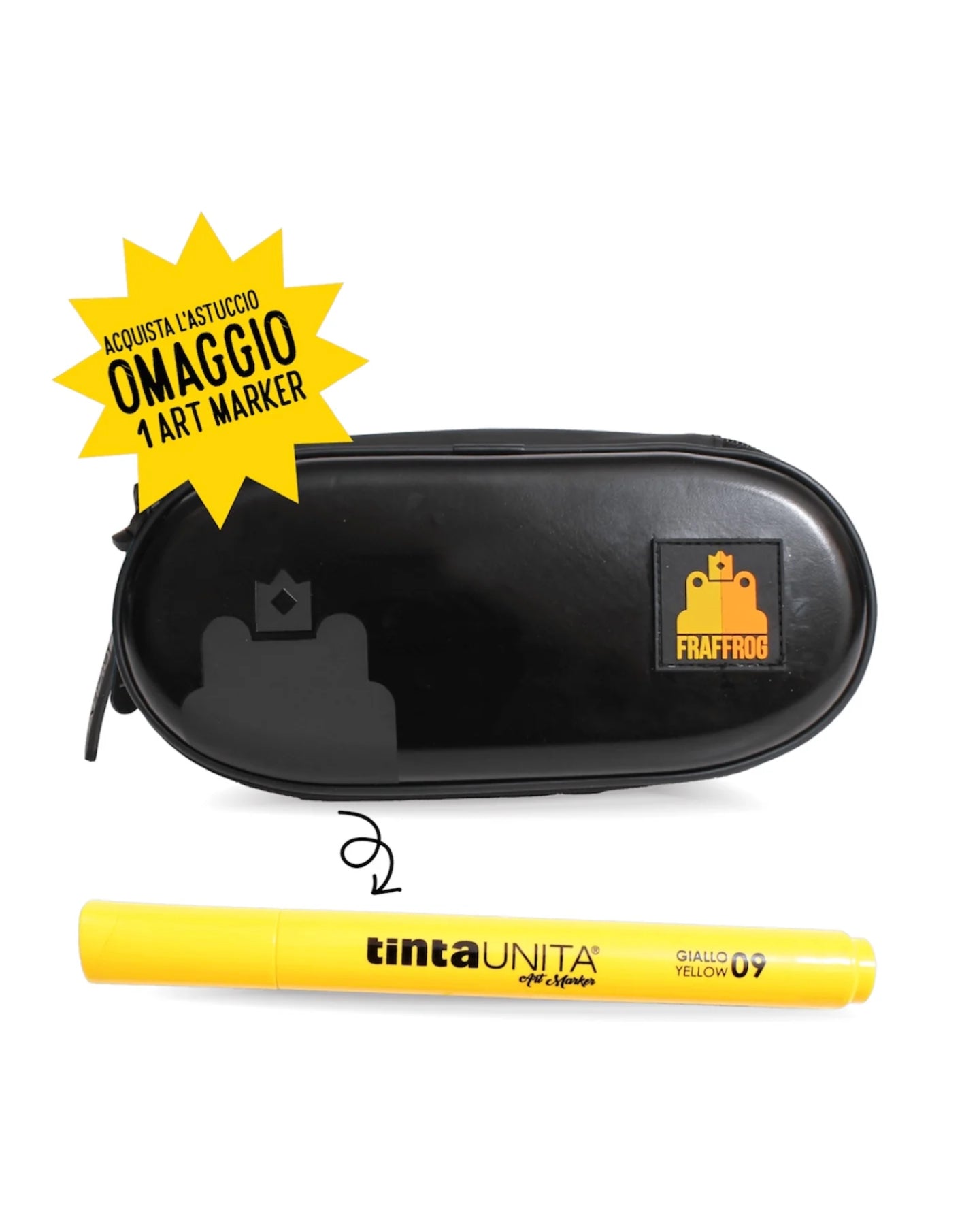 Astuccio Ovale Tinta Unita – Special Edition Fraffrog