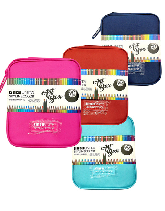 Astuccio Tinta Unita Skylinecolor Art Box – 110 Colori