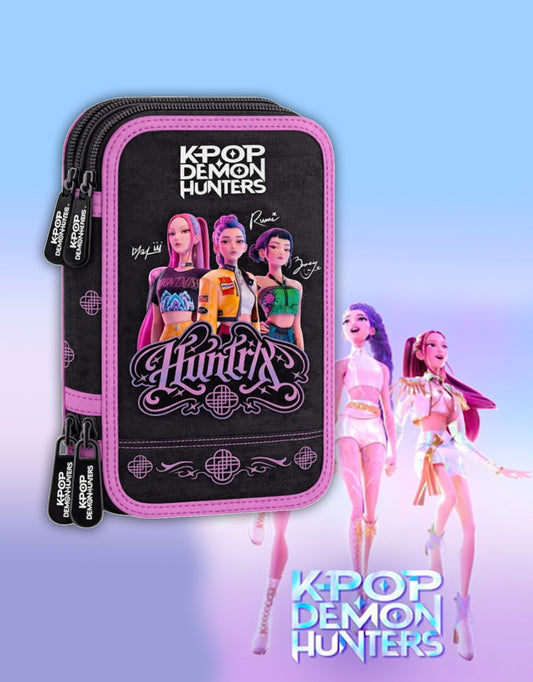 Astuccio Tre Zip K-Pop Demon Hunters - Preordine