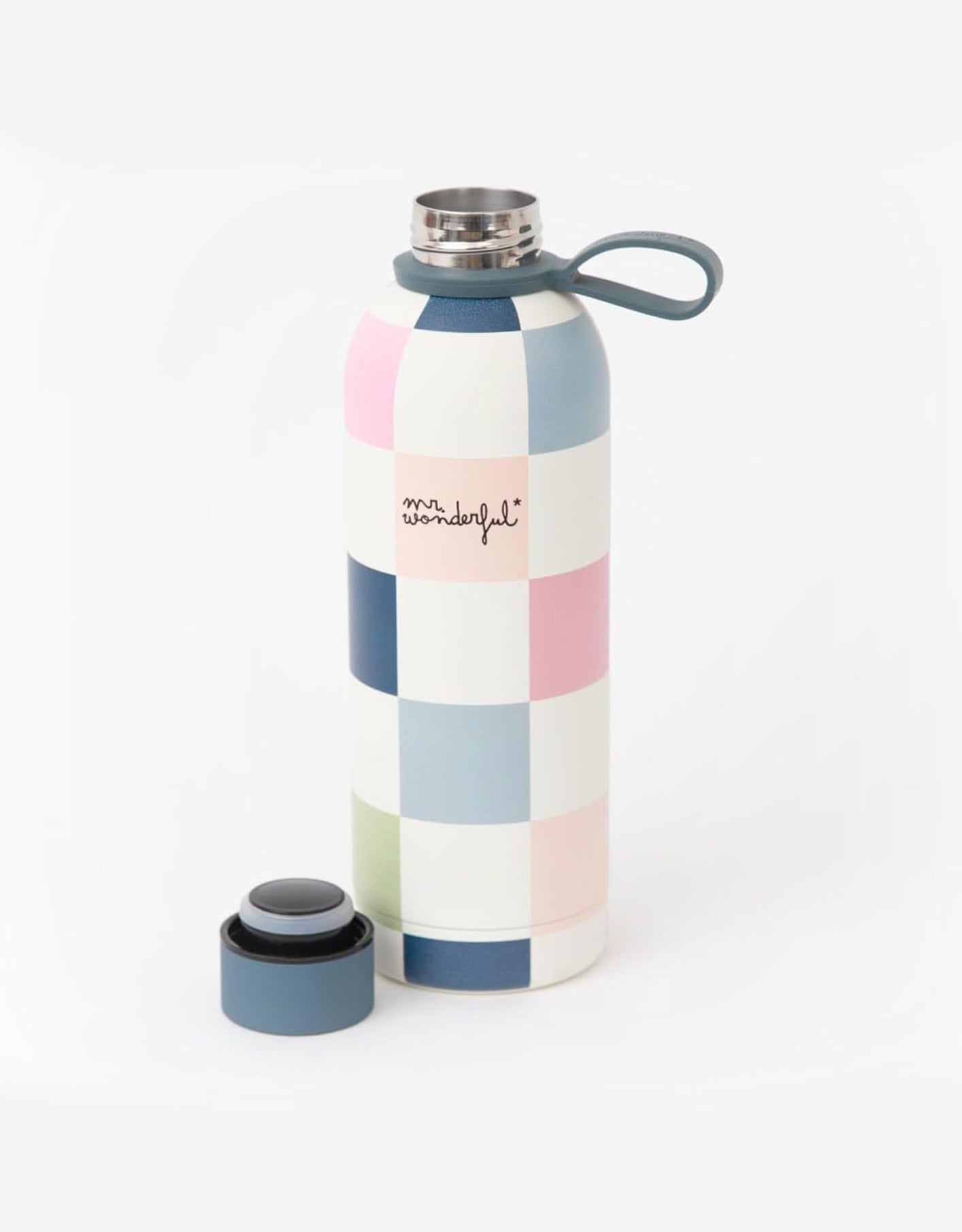Borraccia Termica Mr. Wonderful 500 ml - Stampa a Quadri
