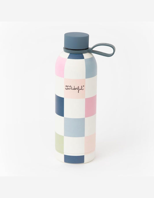 Borraccia Termica Mr. Wonderful 500 ml - Stampa a Quadri