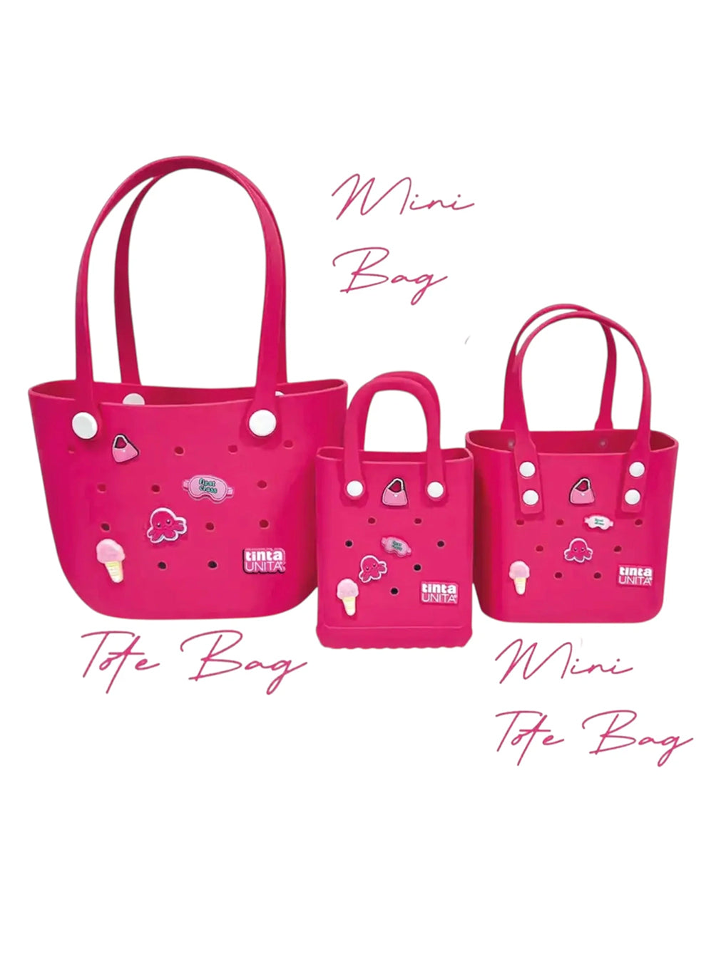Borsa in EVA Fucsia Tinta Unita Click