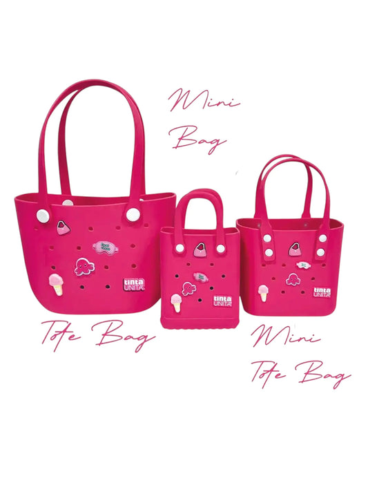 Borsa in EVA Fucsia Tinta Unita Click