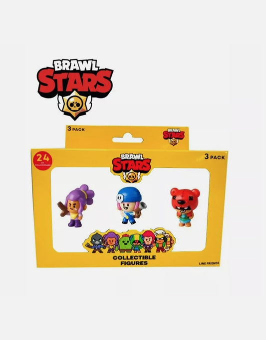 Brawl Stars - Pack con 3 Personaggi da Collezione