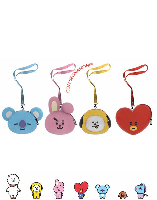 Collana Pochette BT21 in Peluche