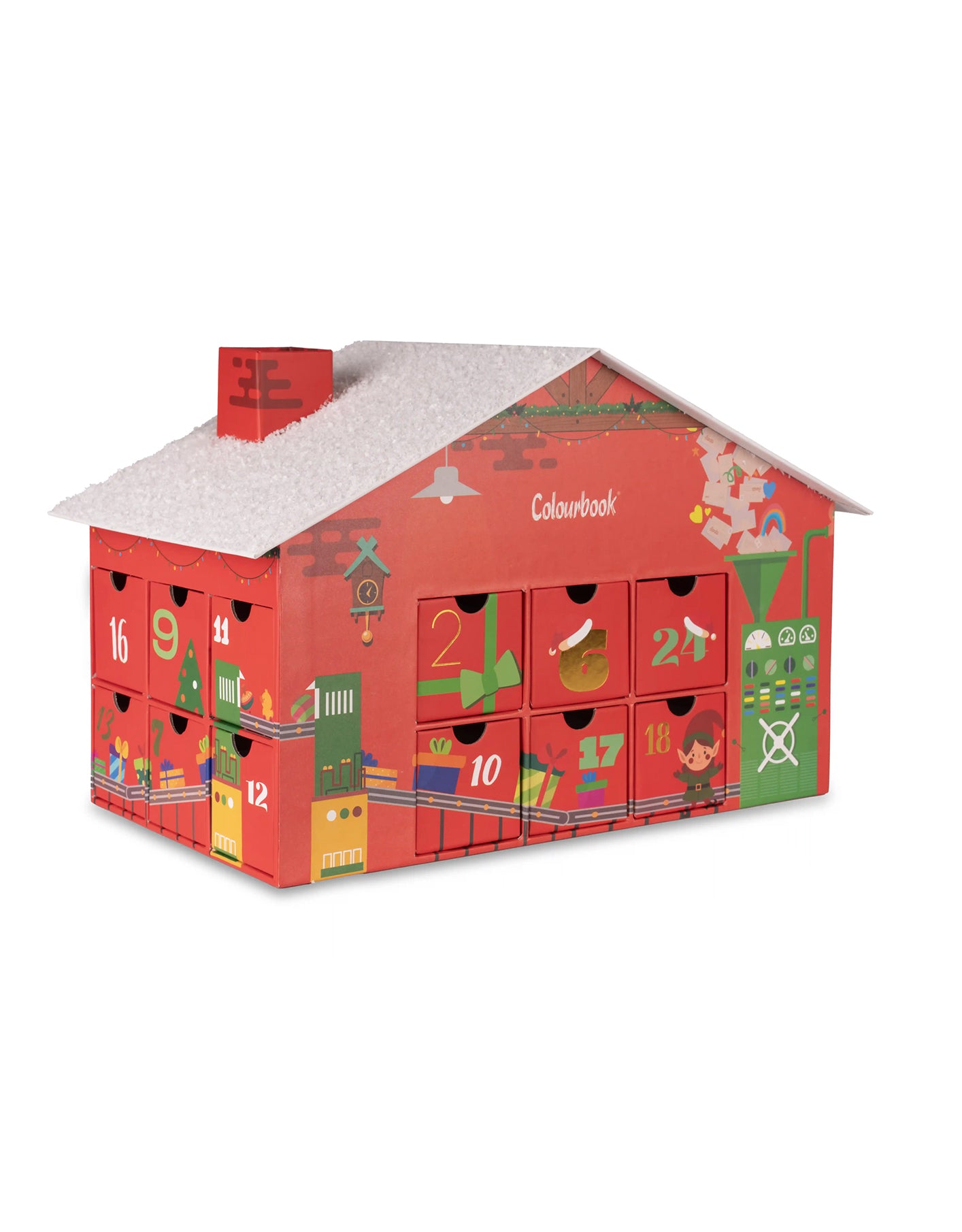 Calendario dell’Avvento 2025 – La Fabbrica degli Elfi Colourbook