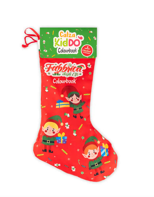 Calza della Befana “La Fabbrica degli Elfi” Colourbook