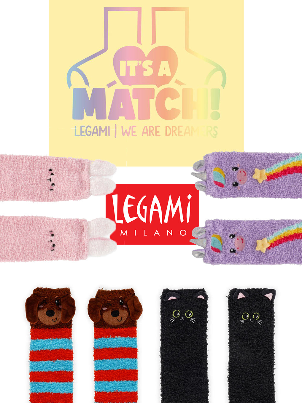 Calzini Antiscivolo It's a Match! Bambino Legami